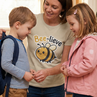 Load image into Gallery viewer, BEE-LIEVE: Mark 9:23 Christian Tee