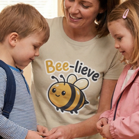 Load image into Gallery viewer, BEE-LIEVE: Mark 9:23 Christian Tee