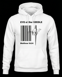 Load image into Gallery viewer, Eye of the Needle - Matthew 19:24 Christian Tee
