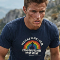 Load image into Gallery viewer, Rainbow Promise - Ever Shine: Genesis 9:13 Christian Tee