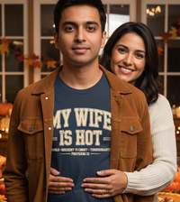 Load image into Gallery viewer, My Wife Is H.O.T. 😆- Funny Christian Husband Tee