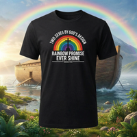 Load image into Gallery viewer, Rainbow Promise - Ever Shine: Genesis 9:13 Christian Tee