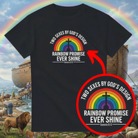 Load image into Gallery viewer, Rainbow Promise - Ever Shine: Genesis 9:13 Christian Tee