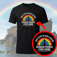 Load image into Gallery viewer, Rainbow Promise - Ever Shine: Genesis 9:13 Christian Tee