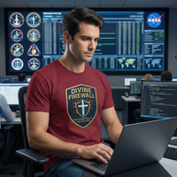 Load image into Gallery viewer, Divine Firewall - Christian Tee