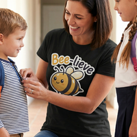 Load image into Gallery viewer, BEE-LIEVE: Mark 9:23 Christian Tee