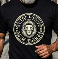 Load image into Gallery viewer, The Lion of Judah - Revelation 5:5 Christian Tee