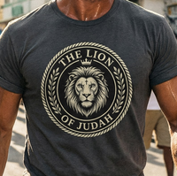 Load image into Gallery viewer, The Lion of Judah - Revelation 5:5 Christian Tee