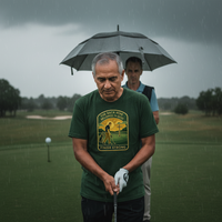 Load image into Gallery viewer, "The Back Nine Belongs to God - Finish Strong" Christian Tee