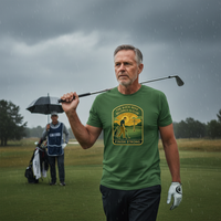 Load image into Gallery viewer, "The Back Nine Belongs to God - Finish Strong" Christian Tee