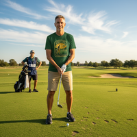 Load image into Gallery viewer, "The Back Nine Belongs to God - Finish Strong" Christian Tee