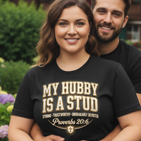 Load image into Gallery viewer, My Hubby Is A Stud 😆: Funny Wife T-Shirt